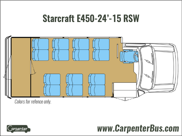 Ford E350 Starcraft AllStar - Floorplan
