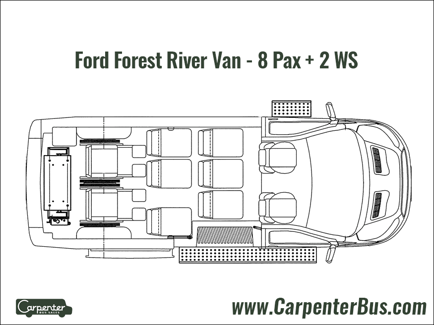 Ford Transit Forest River - Floorplan