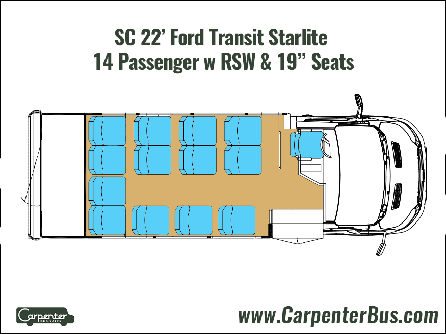 Ford Transit Starlite - Floorplan