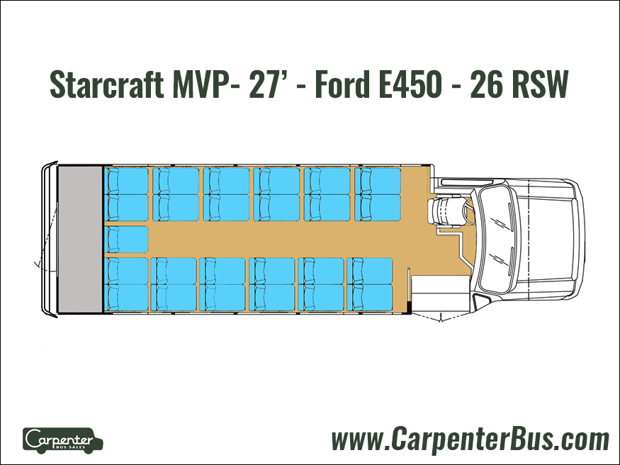 Ford E450 Starcraft MVP - Floorplan