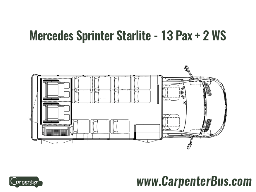 Mercedes Sprinter Starlite - Floorplan