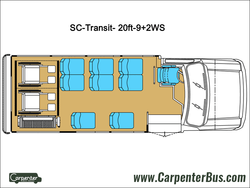 Small Buses ParaTransit Ford Transit 350 Starlite (24179